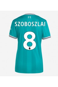 Liverpool Dominik Szoboszlai #8 Jalkapallovaatteet Naisten Kolmaspaita 2025-26 Lyhythihainen